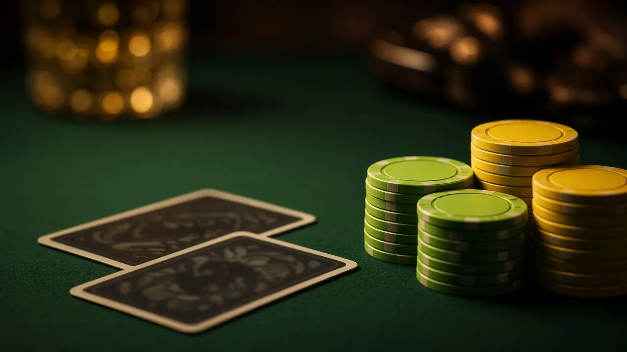 Twindor Casino Bonus, Chips in Limette und Gelb